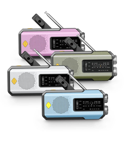 Notfallradio mit SOS-Alarm – Solarbetrieben, kompaktes Design