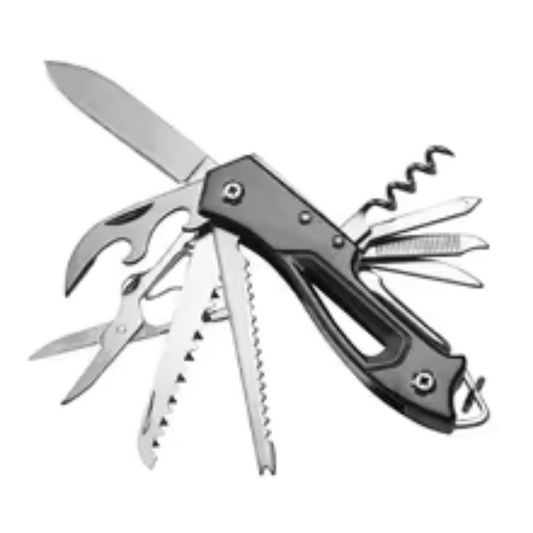 Kompaktes Taschenmesser – Multifunktionales Schweizer Campingmesser